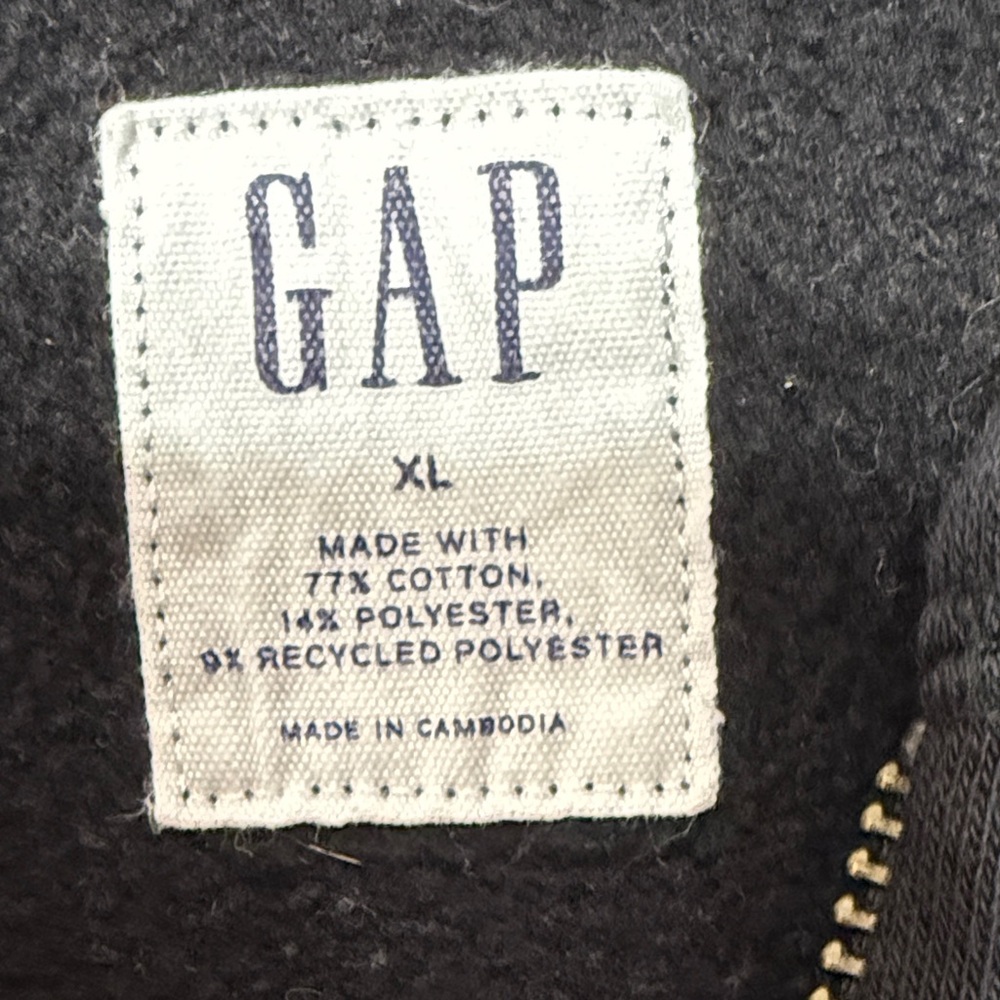 GAP Black Hoodie with Subtle Logo - Picture 2 of 5